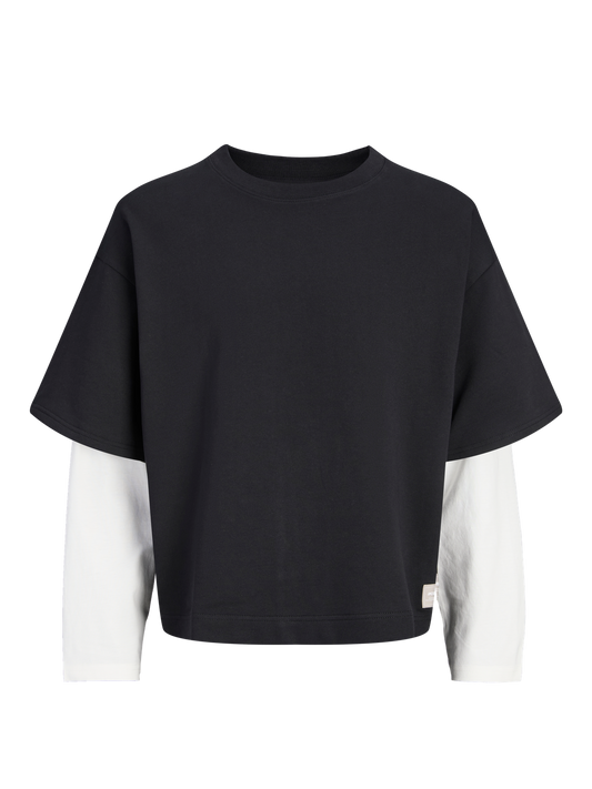 Sweat-Jack&jones junior-JCOECHO DOUBLE LAYERED SWEAT CN JNR