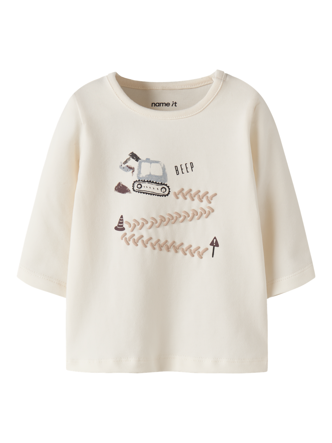 T-shirts-Name it baby-NBMKOPLA LS TOP BOX
