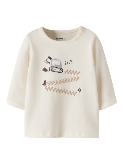 T-shirts-Name it baby-NBMKOPLA LS TOP BOX