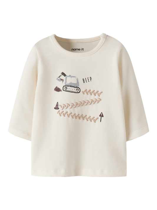 T-shirts-Name it baby-NBMKOPLA LS TOP BOX