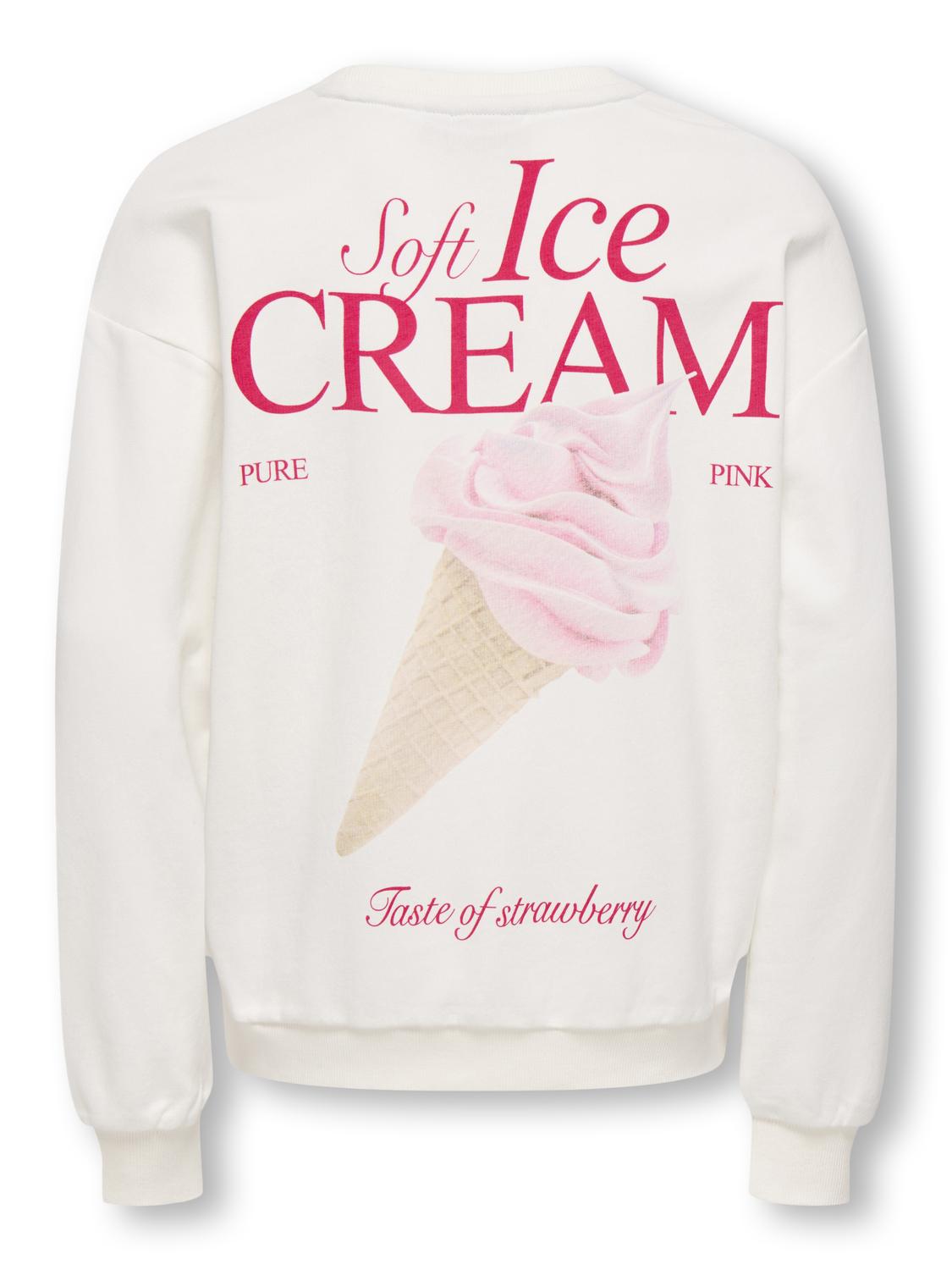 Sweat-shirt Kids only girl Kogphilea life l/s loose ub vd swt noos