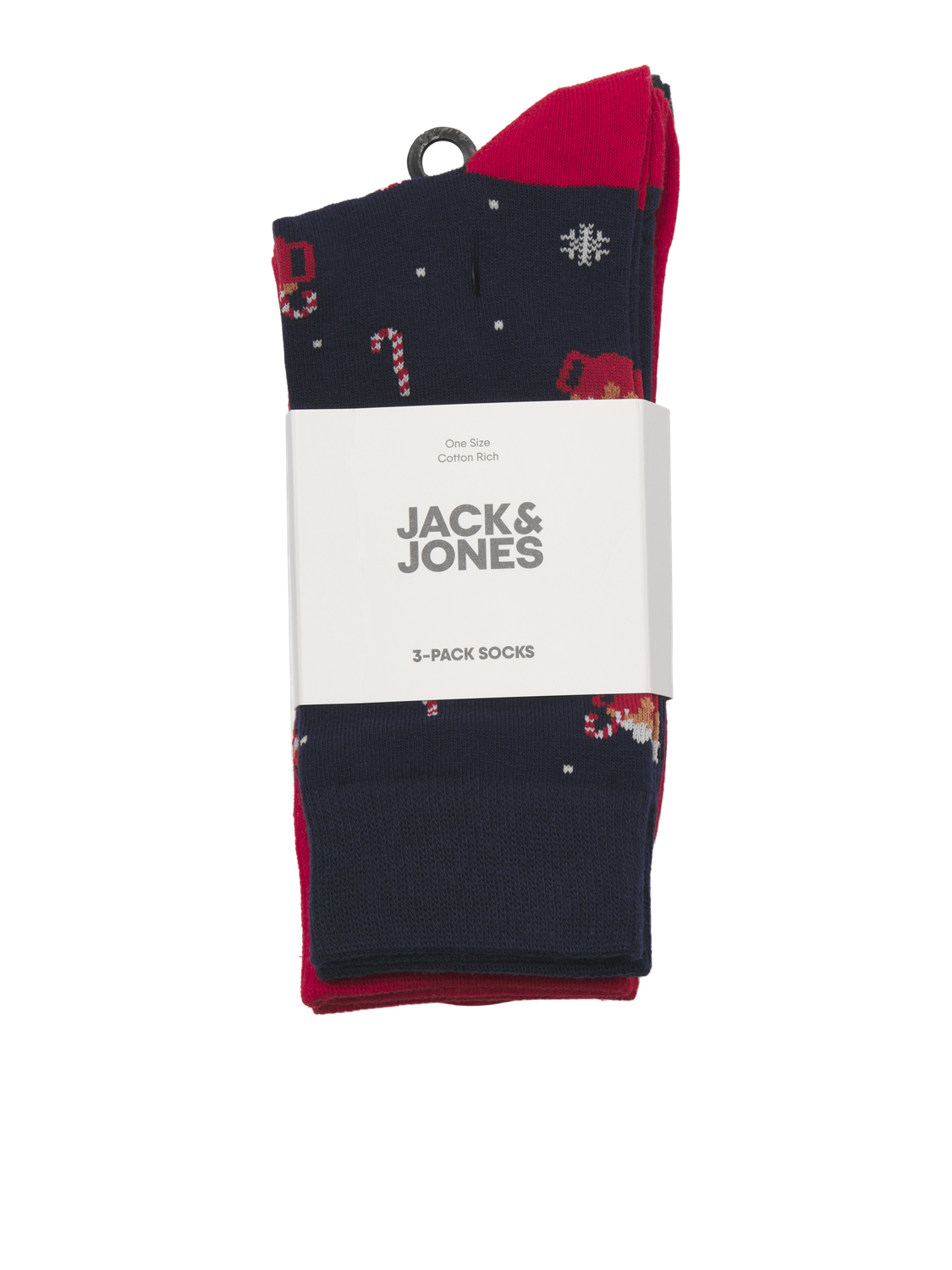 Lot de 3 chaussettes de Noël garçon Jack & Jones Junior - Xmas Stock