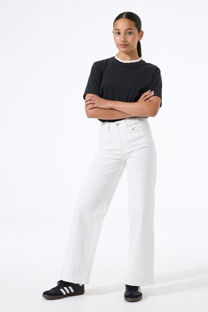 Jean fille Garcia - 551-5566 Blanc