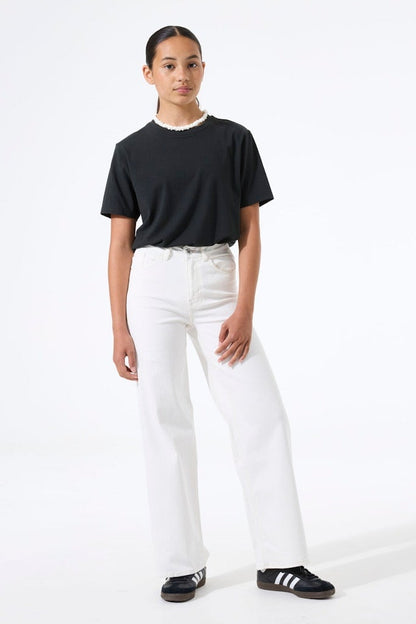 Jean fille Garcia - 551-5566 Blanc