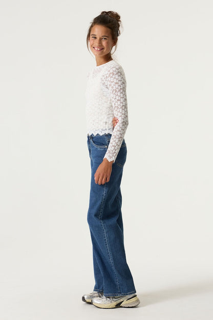 Jeans fille dark used Garcia - 551 Annemay