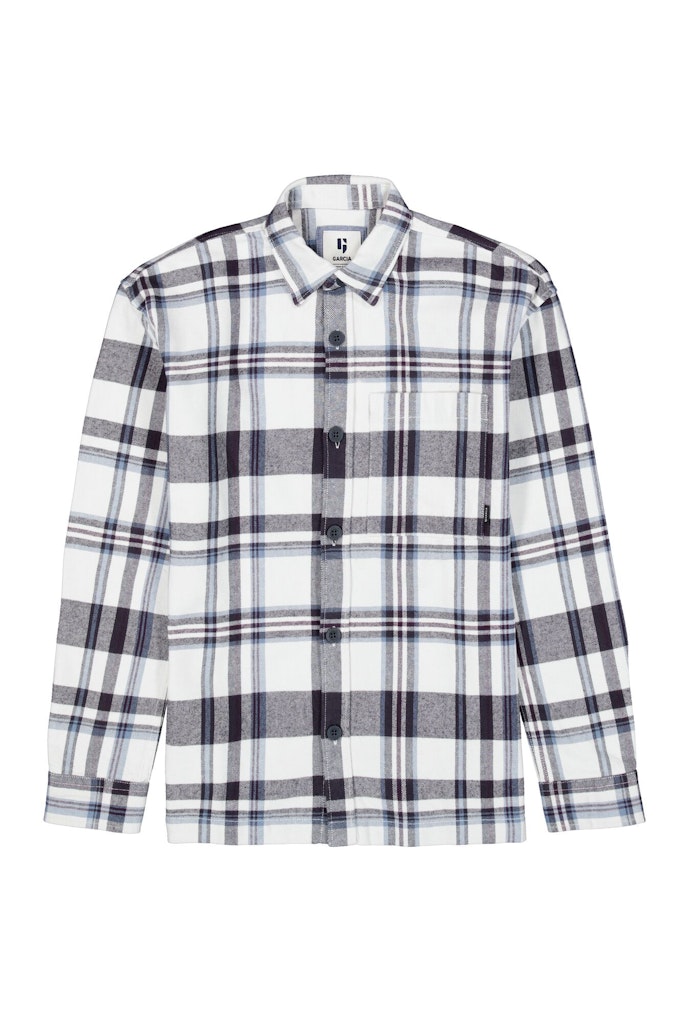 Chemise à carreaux garçon gris Garcia - V263631
