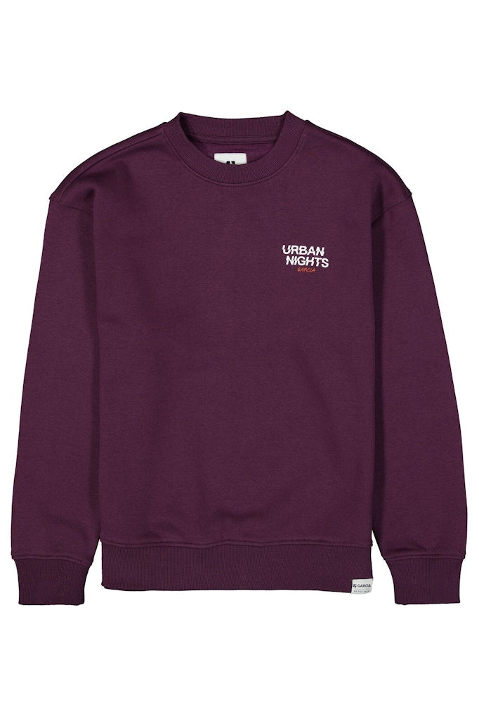Sweat-shirt garçon bordeaux Garcia - V263660