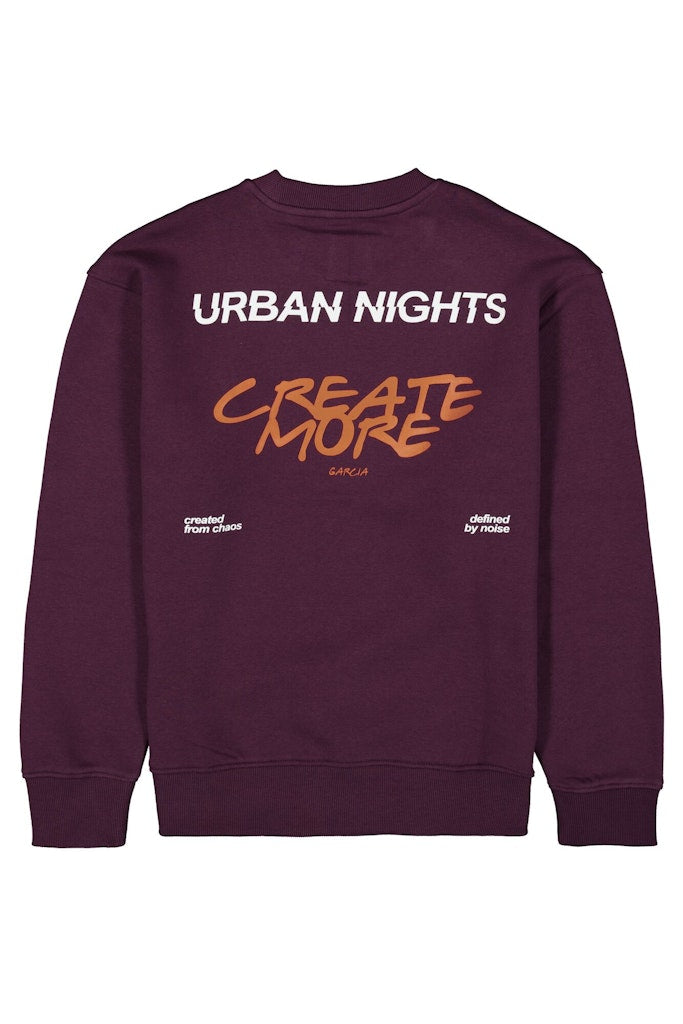 Sweat-shirt garçon bordeaux Garcia - V263660
