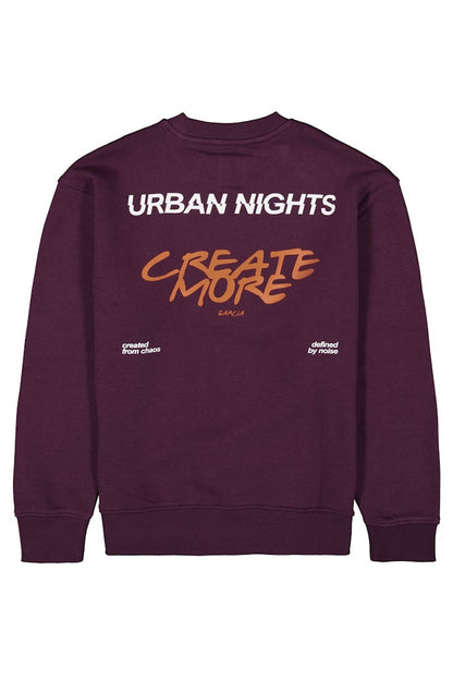 Sweat-shirt garçon bordeaux Garcia - V263660