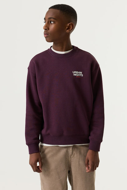 Sweat-shirt garçon bordeaux Garcia - V263660