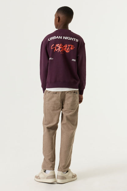 Sweat-shirt garçon bordeaux Garcia - V263660