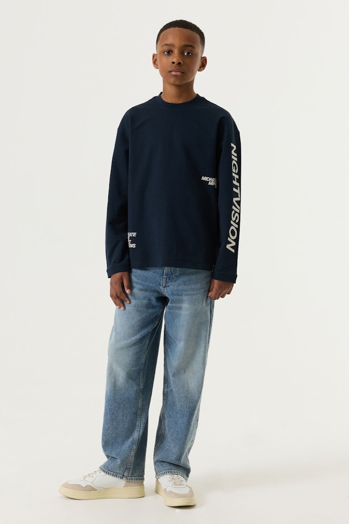 T-shirt à manches longues garçon bleu Garcia - W263401