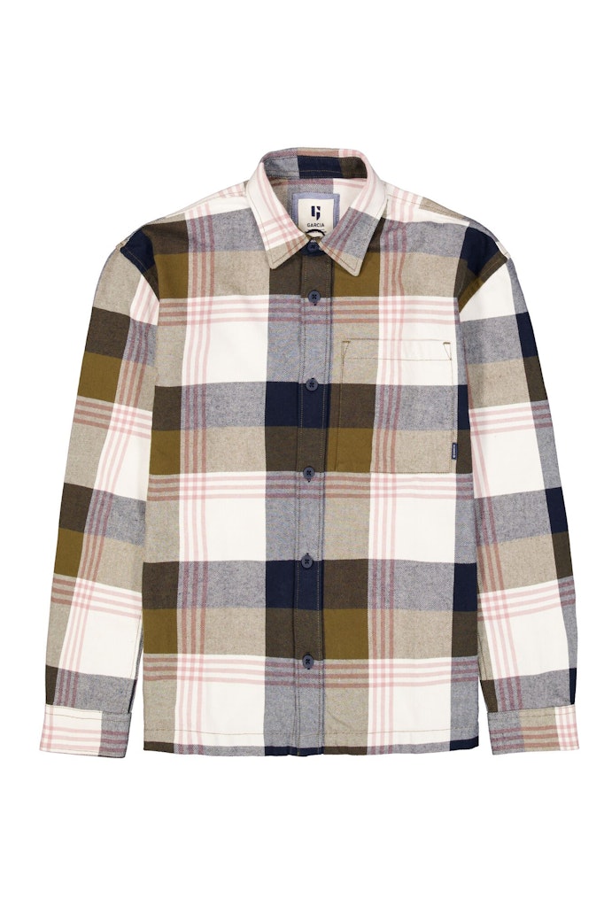 Chemise à carreaux verte garçon Garcia - W263430