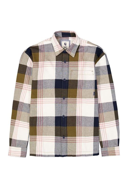 Chemise à carreaux verte garçon Garcia - W263430