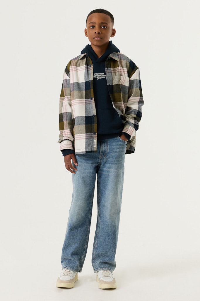 Chemise à carreaux verte garçon Garcia - W263430