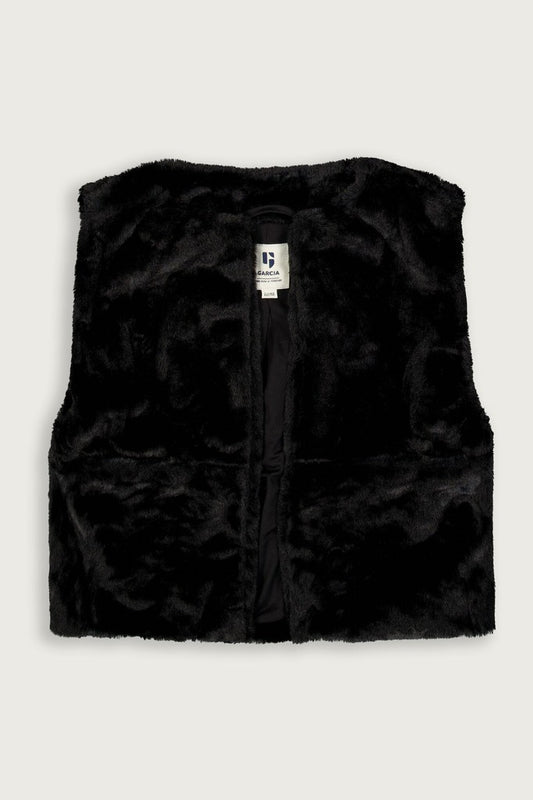 Gilet fille en fausse fourrure Garcia