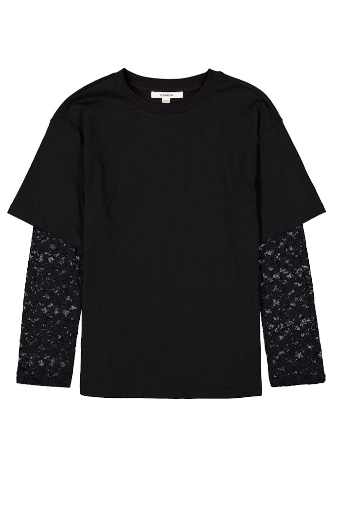 T-shirt fille noir Garcia - W262603