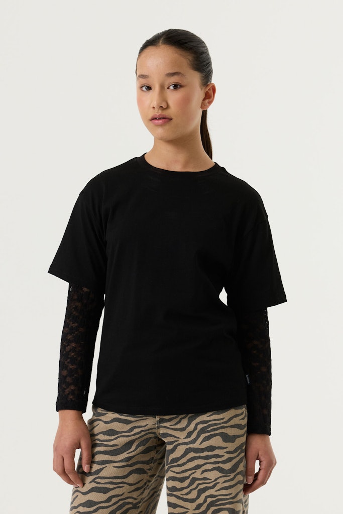 T-shirt fille noir Garcia - W262603