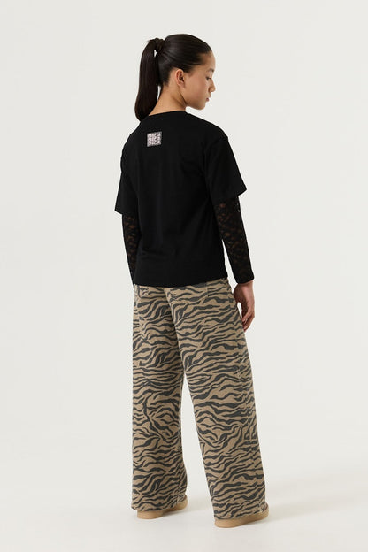 T-shirt fille noir Garcia - W262603
