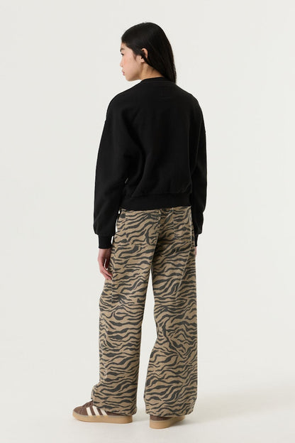 Sweat-shirt fille noir Paris Garcia - W262661