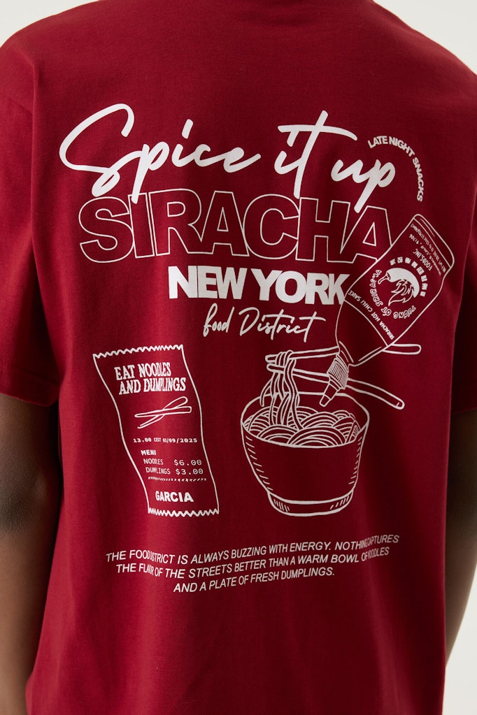 T-shirt garçon rouge Garcia - T263600
