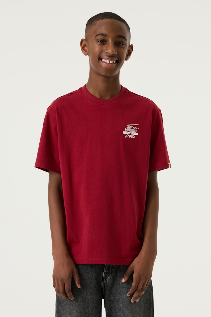 T-shirt garçon rouge Garcia - T263600