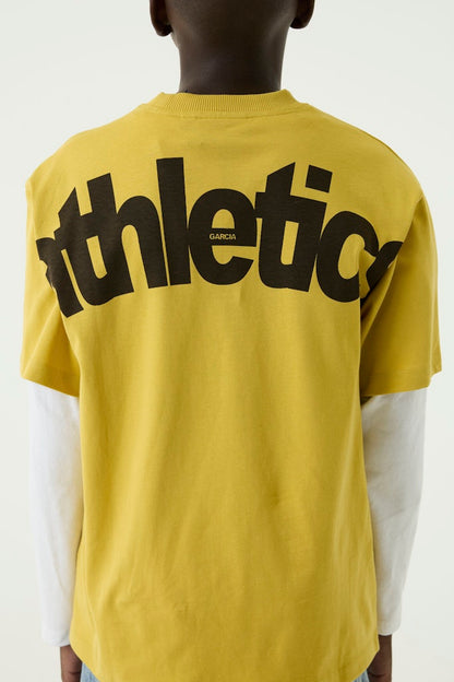 T-shirt garçon jaune Garcia - S263401