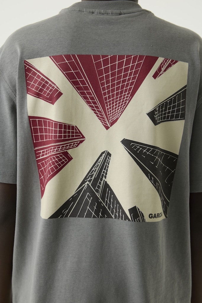 T-shirt garçon gris Garcia - T263601