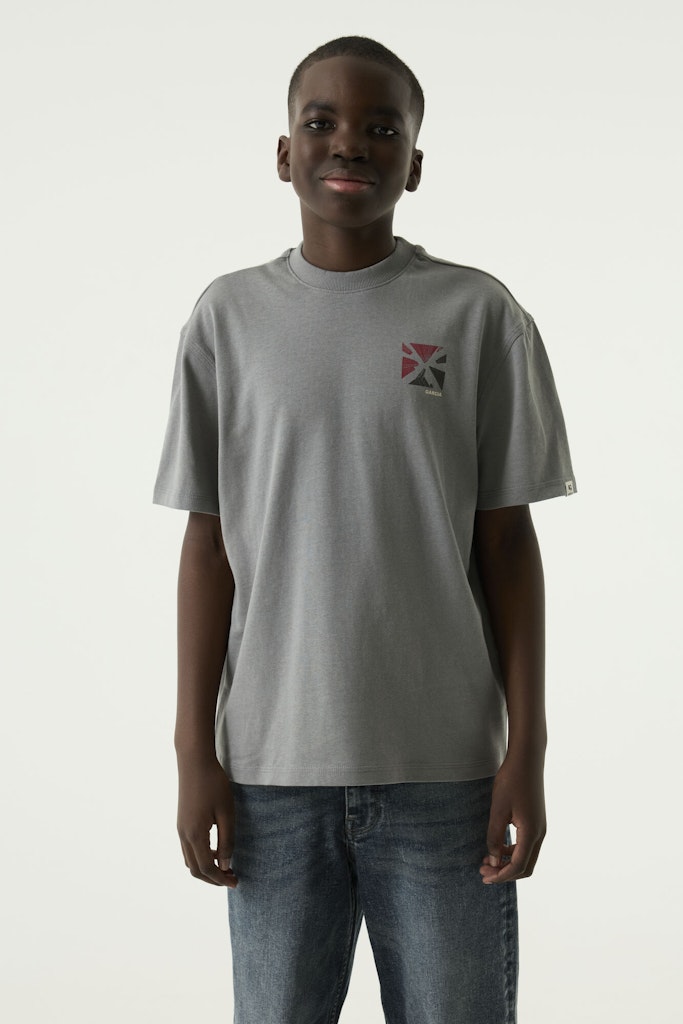 T-shirt garçon gris Garcia - T263601
