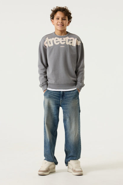 Sweat-shirt garçon gris Garcia - T263665