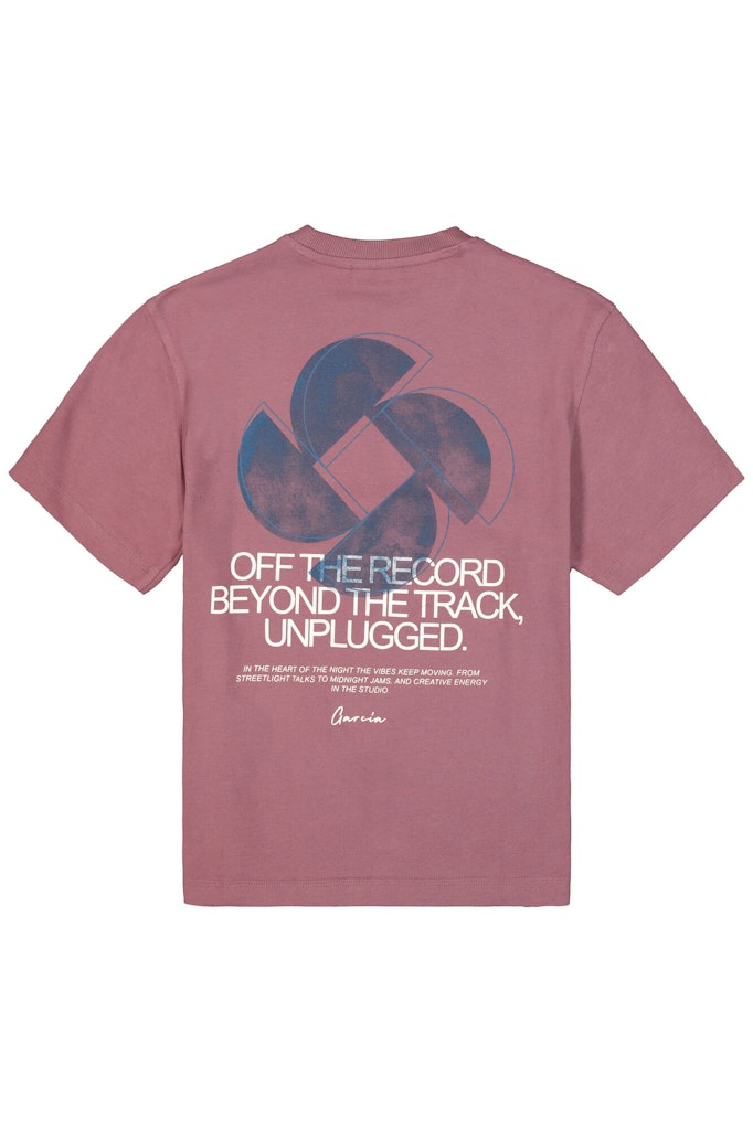 T-shirt garçon mauve Garcia - U263400