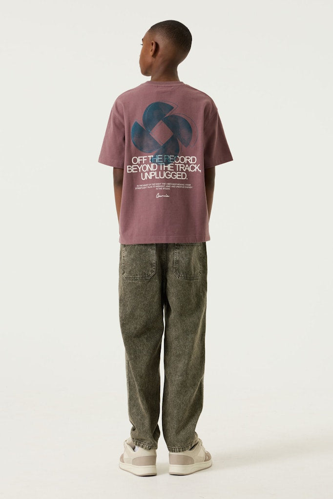 T-shirt garçon mauve Garcia - U263400