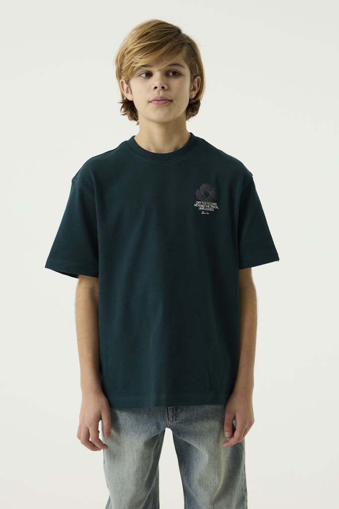 T-shirt garçon bleu sarcelle Garcia - U263400