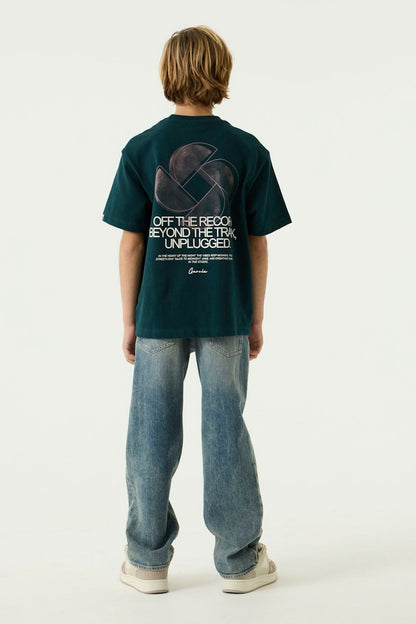 T-shirt garçon bleu sarcelle Garcia - U263400