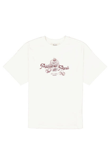 T-shirt fille beige Garcia - U262604
