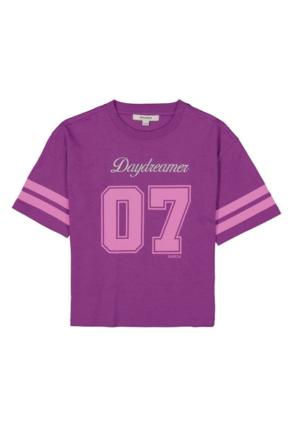 T-shirt fille magenta Garcia - S262603