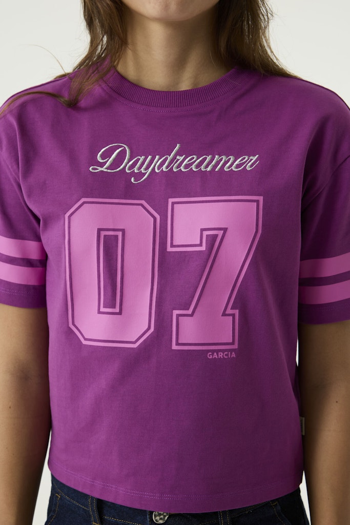 T-shirt fille magenta Garcia - S262603