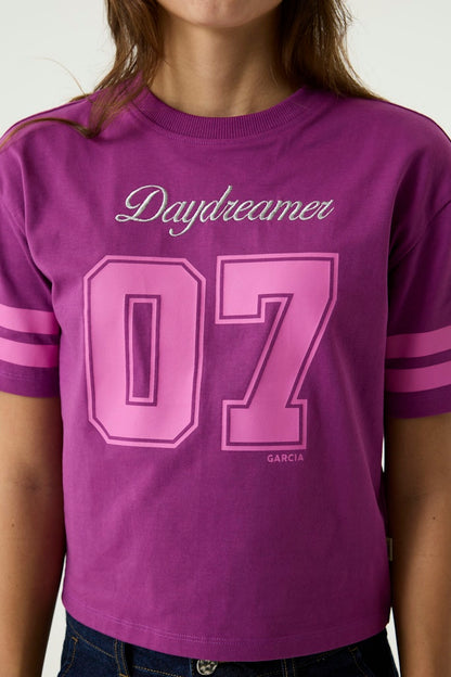 T-shirt fille magenta Garcia - S262603
