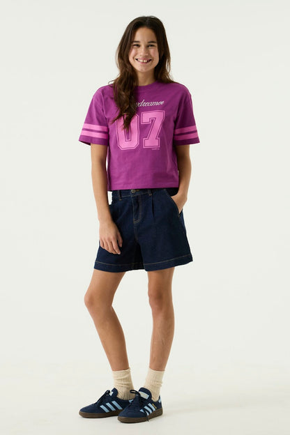 T-shirt fille magenta Garcia - S262603