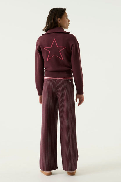 Pantalon fille mauve Garcia - U262722