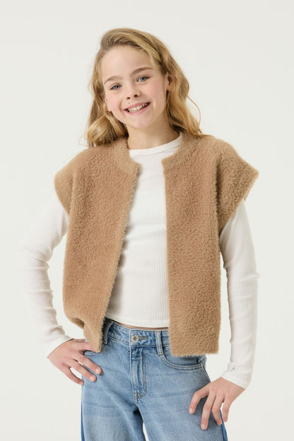 Cardigan fille camel doré Garcia - T262452