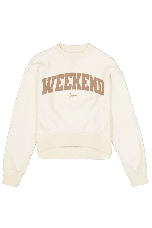 Sweat-shirt GARCIA M262463-1448 ecru