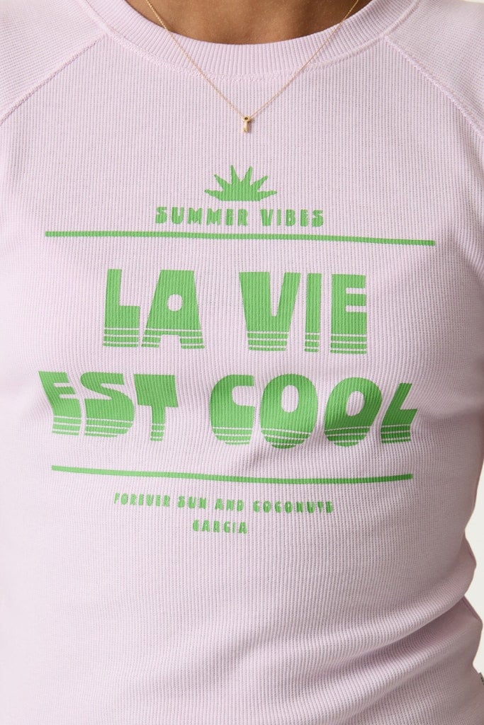 T-shirt GARCIA Q262402-4134 crystal lila