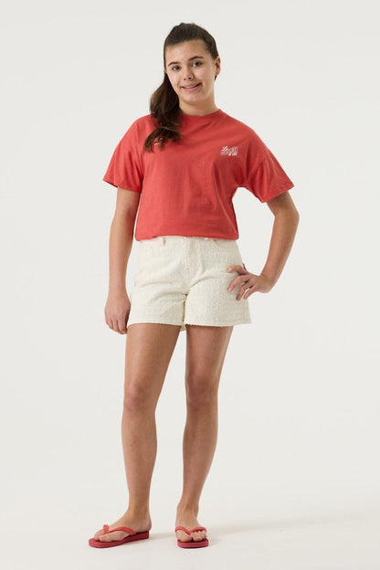 Short fille Garcia - O262534-53 Blanc cassé
