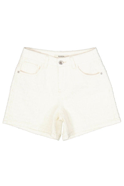 Short fille Garcia - O262534-53 Blanc cassé