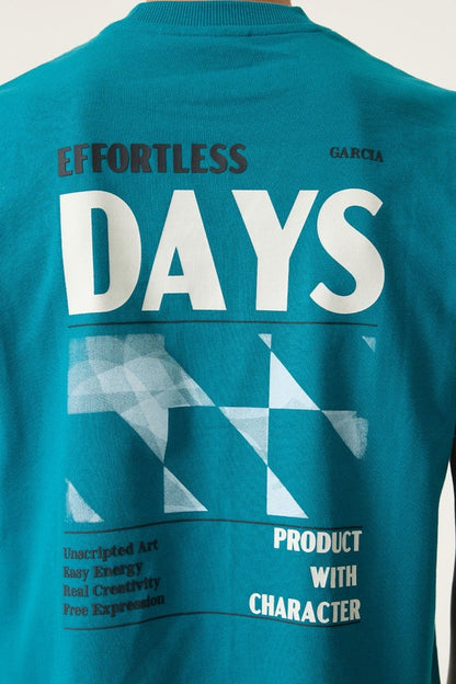 T-shirt garçon Garcia - O263405-6750 Bleu canard