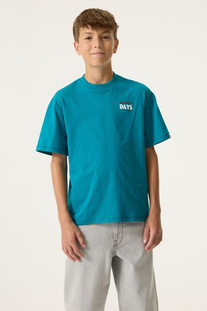T-shirt garçon Garcia - O263405-6750 Bleu canard