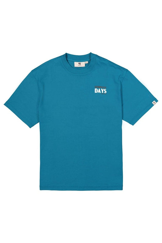T-shirt GARCIA O263405-6750 teal blue
