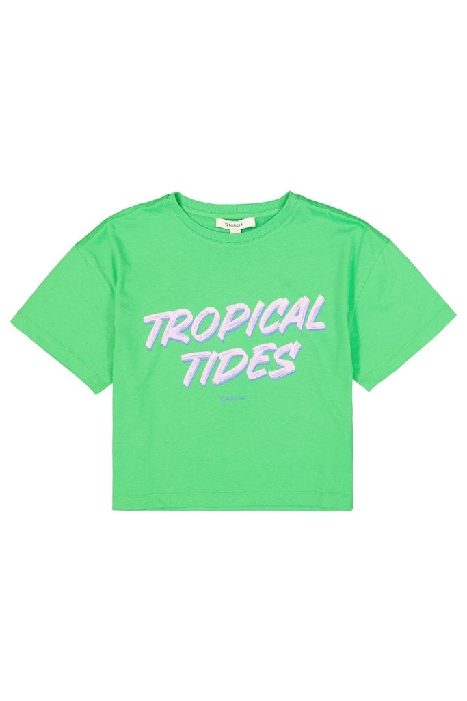 T-shirt GARCIA Q262404-7060 clear green