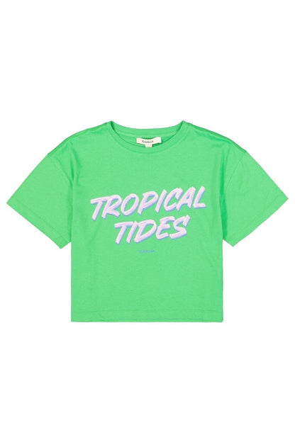T-shirt fille Garcia - Q262404-7060 Vert clair